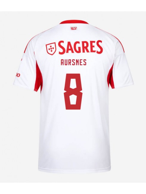 Benfica Fredrik Aursnes #8 Replika Tredje Kläder 2025-26 Kortärmad Benfica Fredrik Aursnes #8 Replika Tredje Kläder 2025-26 Kortärmad